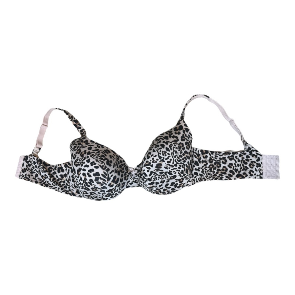 LANE BRYANT CACIQUE TRUE EMBRACE SMOOTH DEMI BRA LEOPARD PRINT 42DDD - Picture 5 of 11